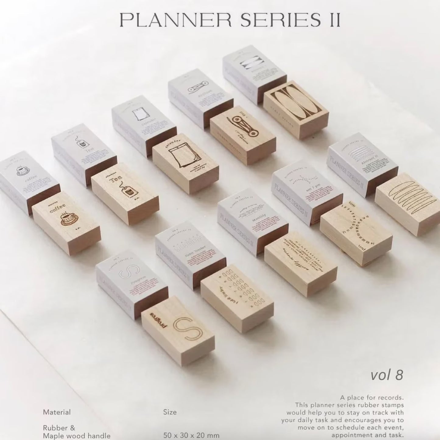 Nyret Rubber Stamps - Vol. 8 Planner Series II