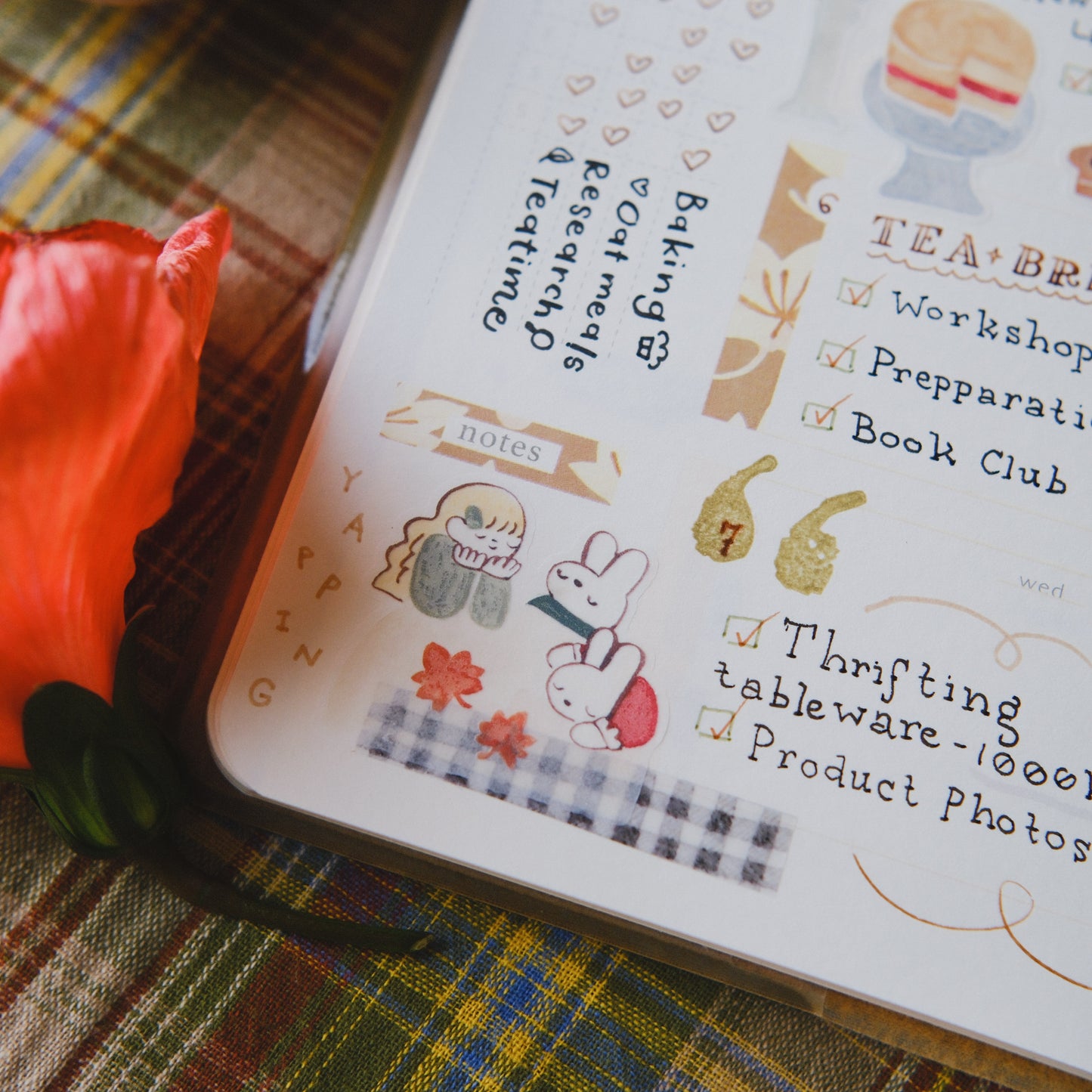 Teayou Kiss Cut Sticker Book -Seasonal Tea Party Vol. 2