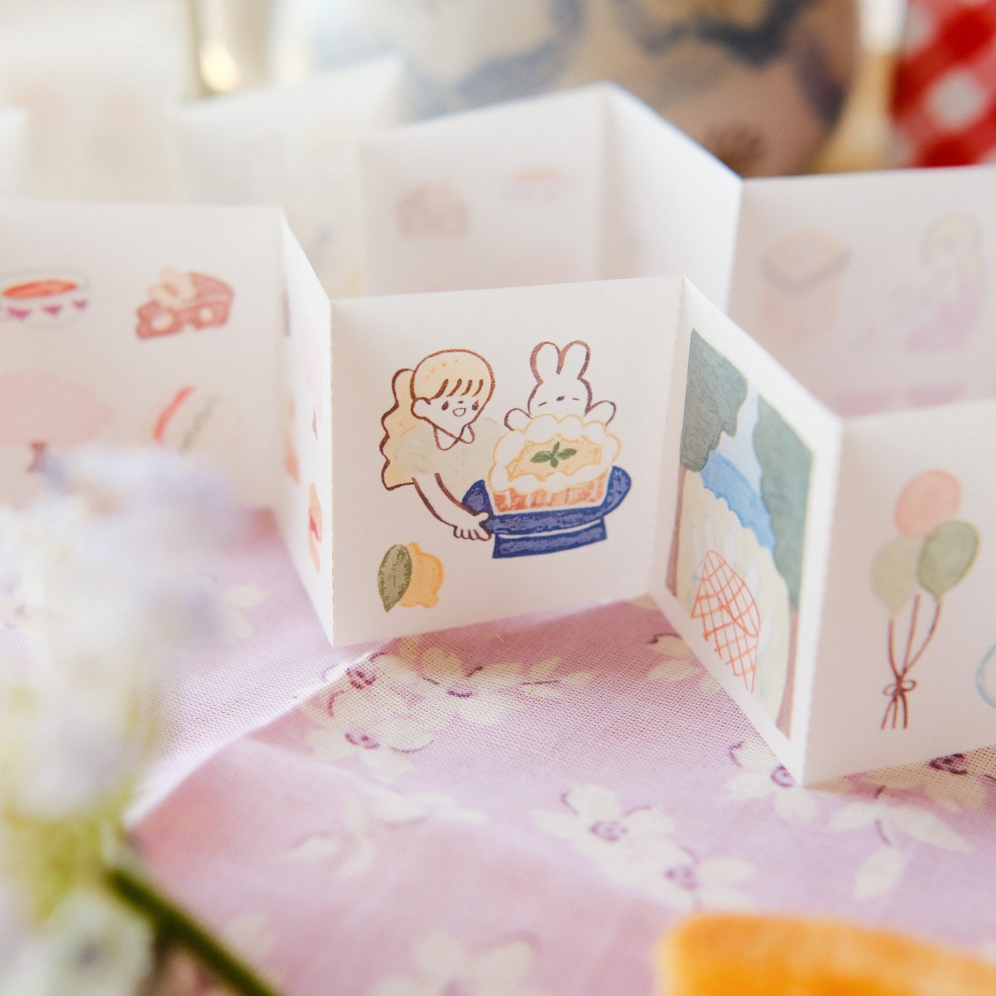 Teayou Kiss Cut Sticker Book -Seasonal Tea Party Vol. 1