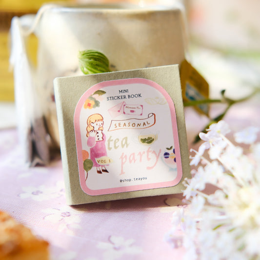 Teayou Kiss Cut Sticker Book -Seasonal Tea Party Vol. 1