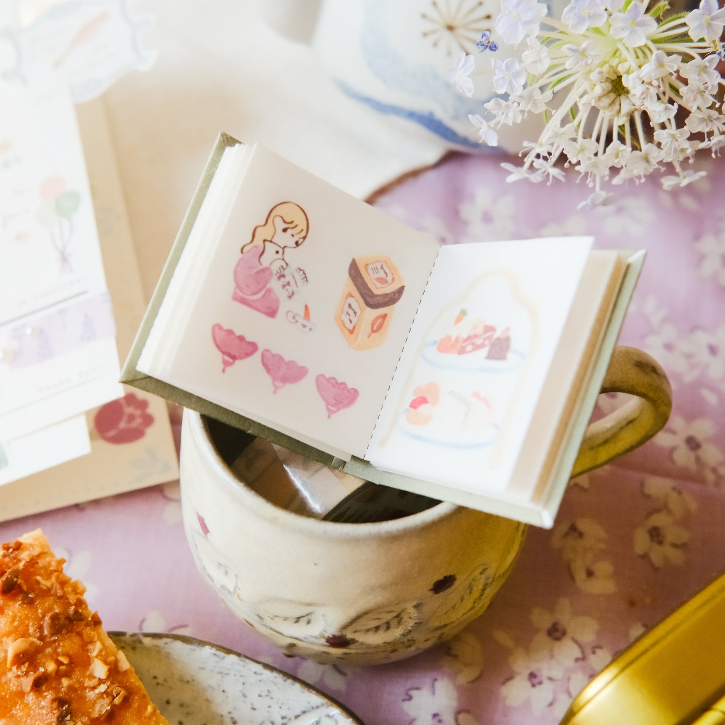 Teayou Kiss Cut Sticker Book -Seasonal Tea Party Vol. 1
