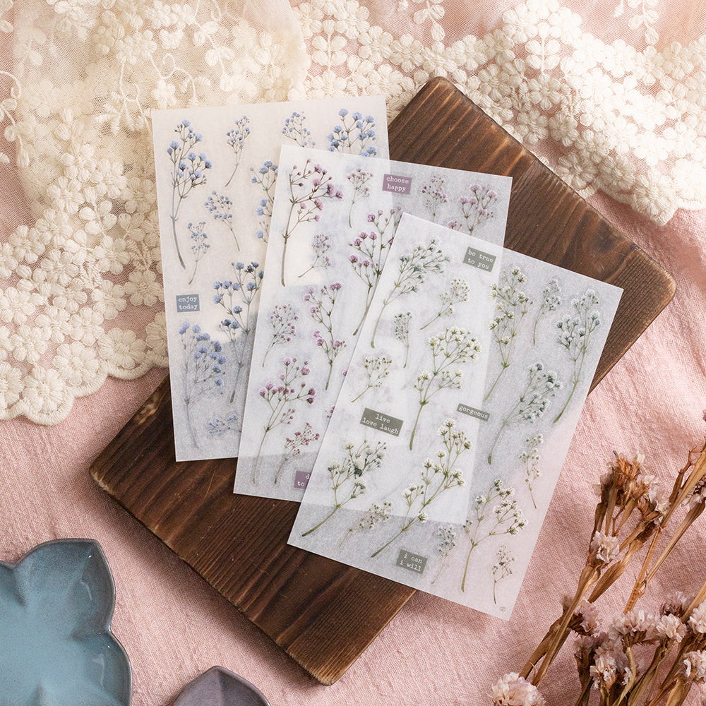 Loidesign Transfer Stickers - Gypsophila