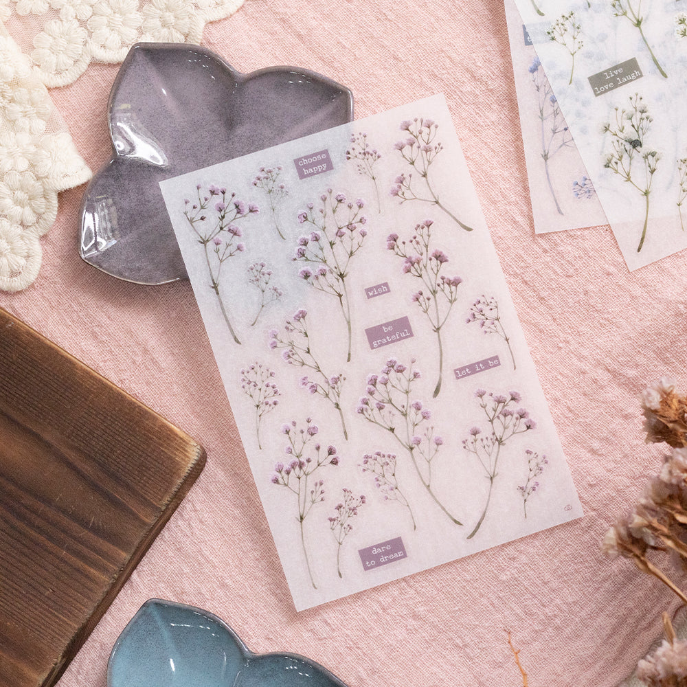 Loidesign Transfer Stickers - Gypsophila